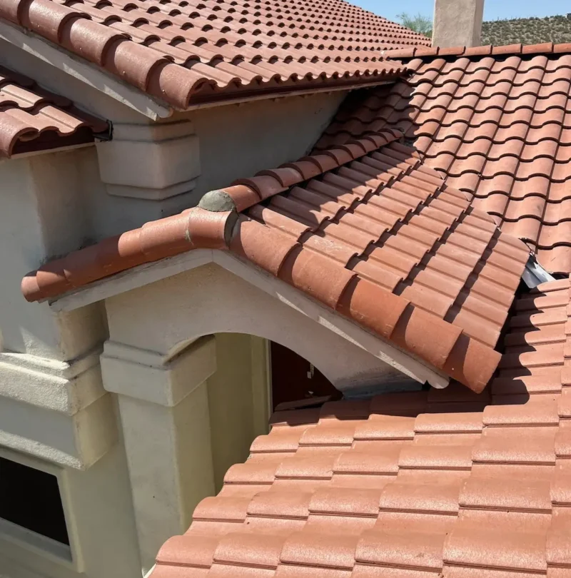 New Tile Roof Installation